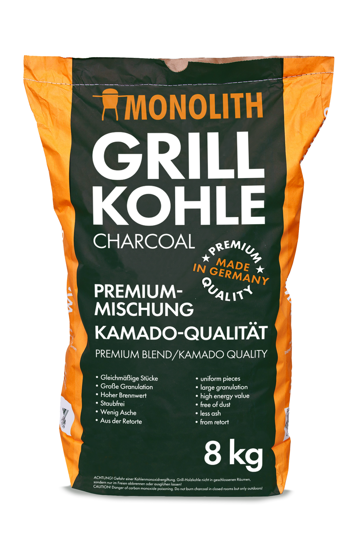 MONOLITH GRILLKOHLE 8 kg 30 STK.